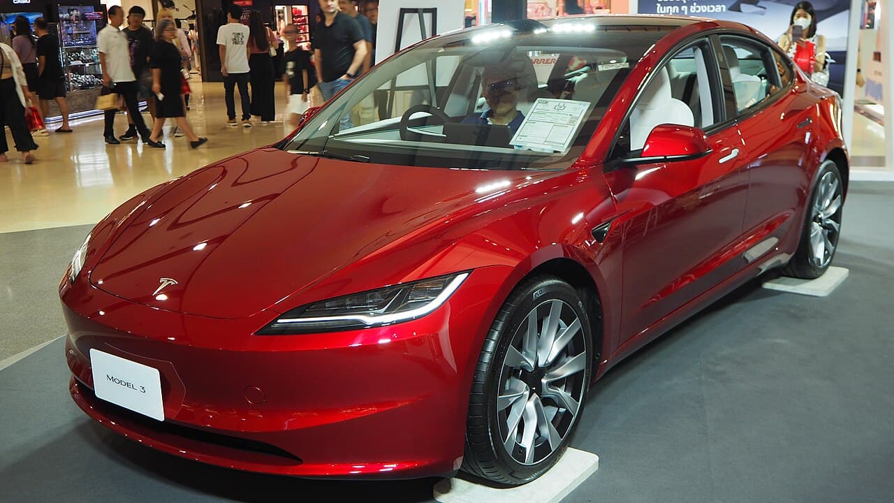 Tesla Model 3 Highland — exterior reference